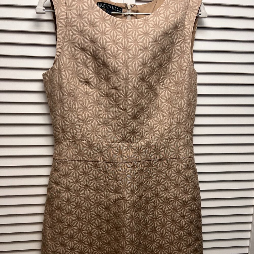LAFAYETTE 148 NY Sleeveless Knee Length Sleeveless Dress with Back Zipper Size 4